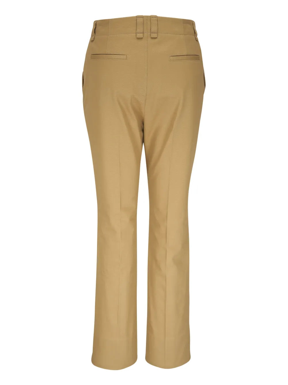 Straight-Leg Cotton Trousers