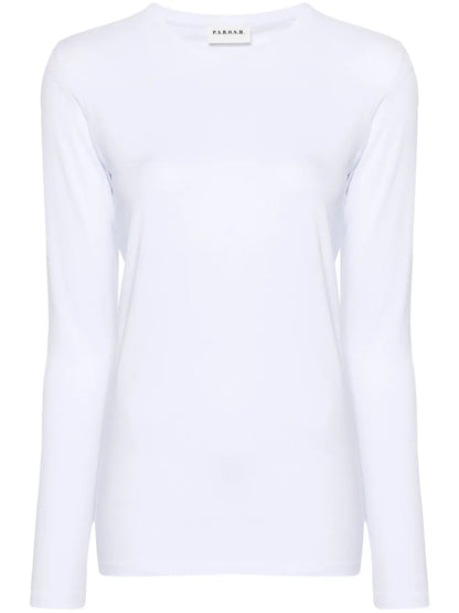 Crew-Neck Long-Sleeved T-Shirt