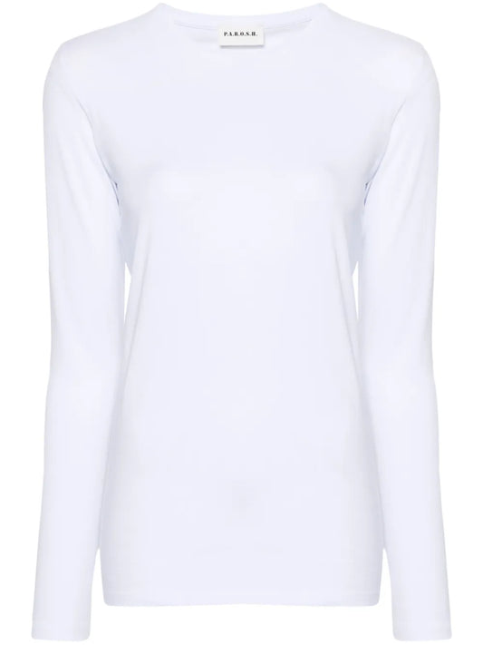 Crew-Neck Long-Sleeved T-Shirt