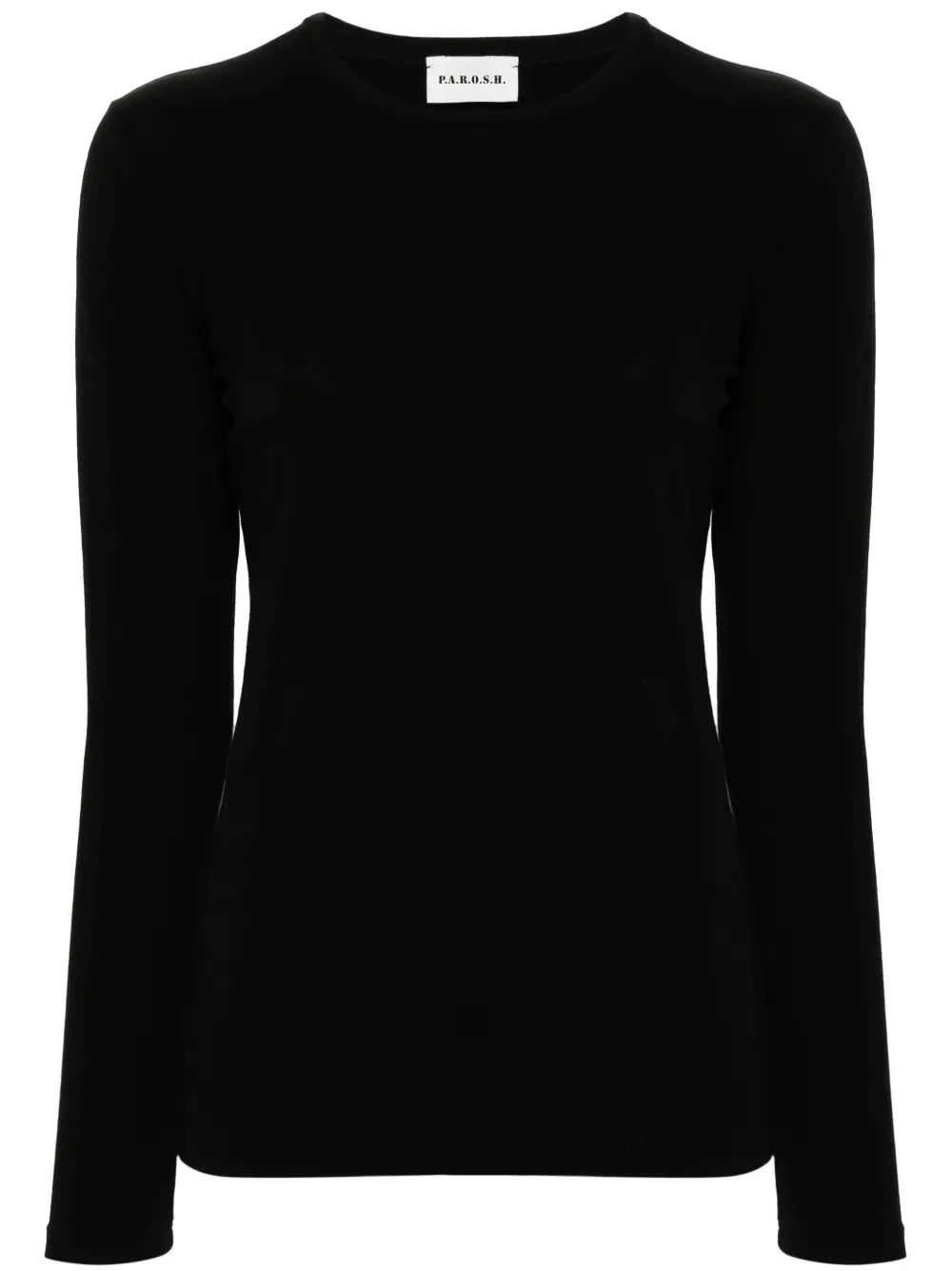 Crew-Neck Long-Sleeved T-Shirt