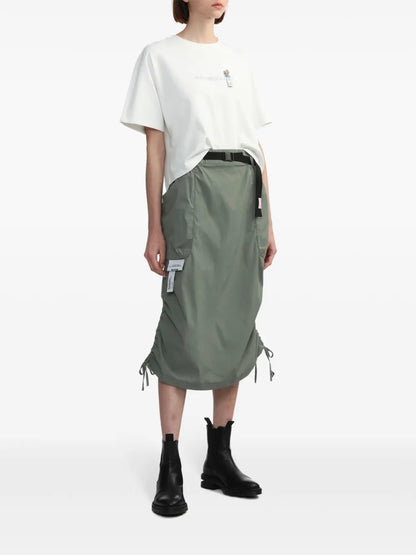 Belted Midi Skirt