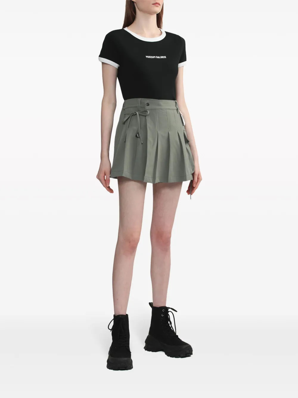 Logo-Embroidered Cropped T-Shirt