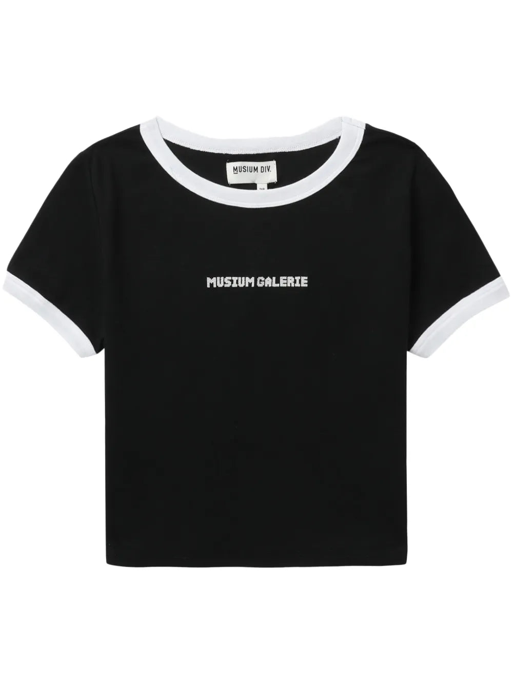 Logo-Embroidered Cropped T-Shirt