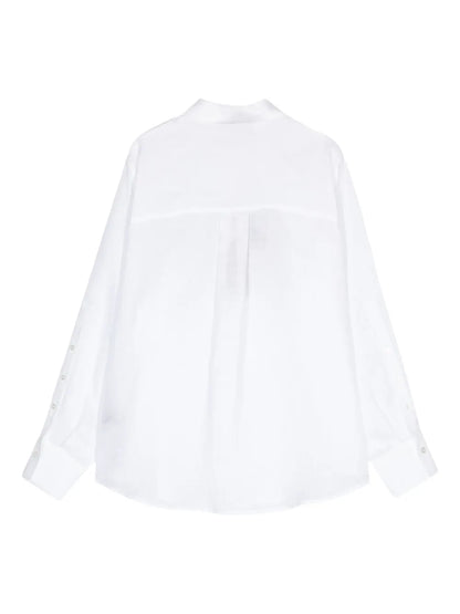 Pearl-Fln Linen Shirt