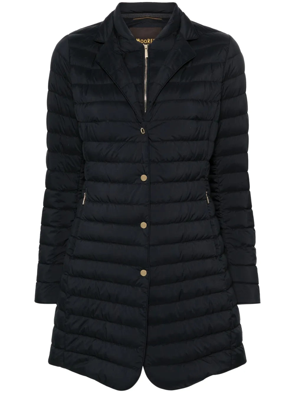 Shari Down Single-Breasted Coat