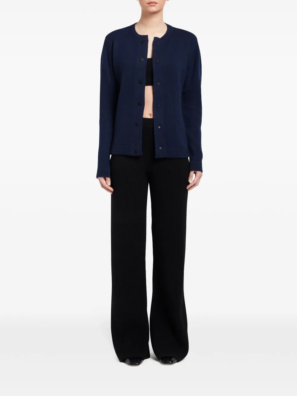 Faye Fine-Knit Cardigan
