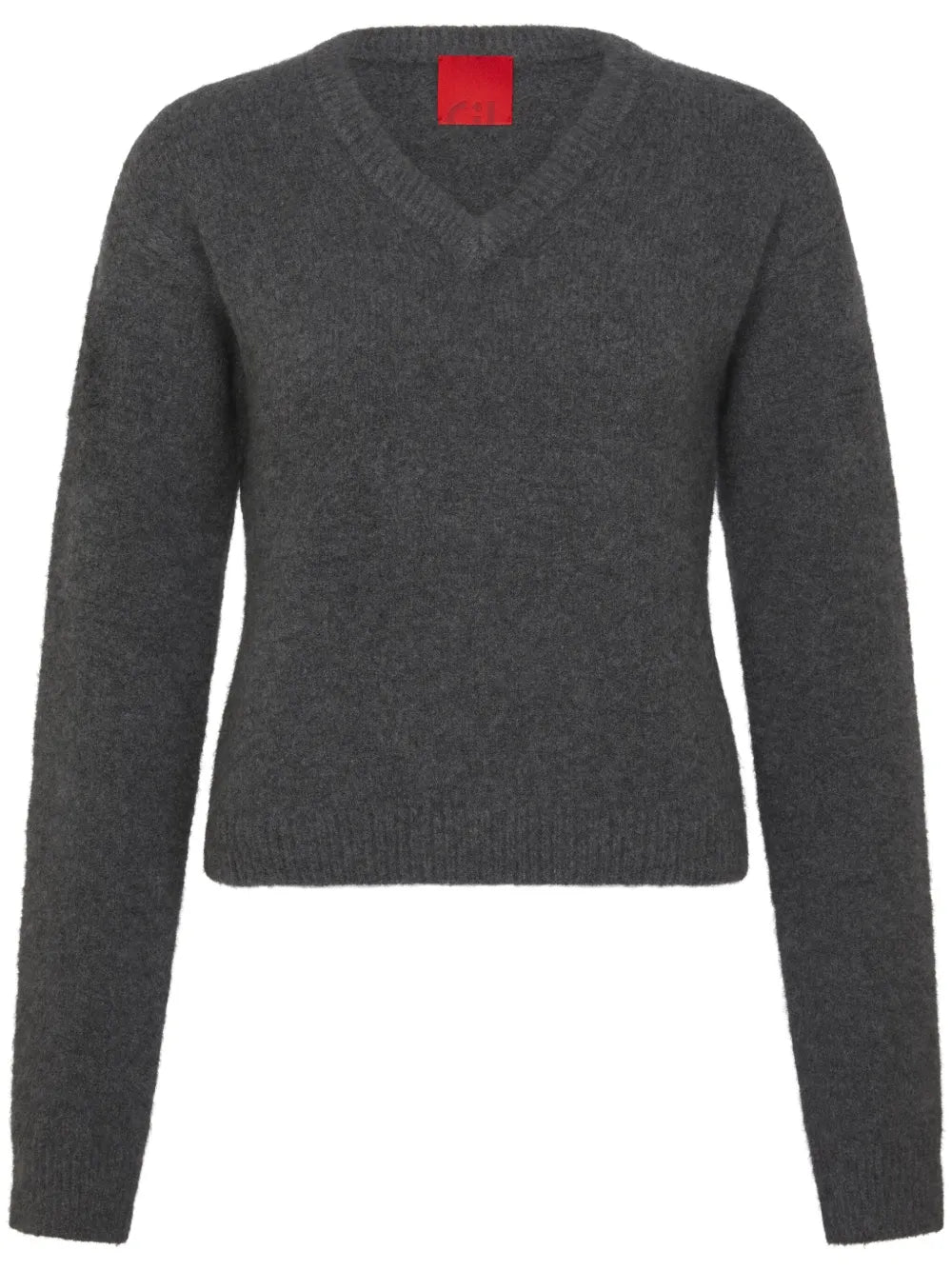 Long-Sleeve V-Neck Jumper