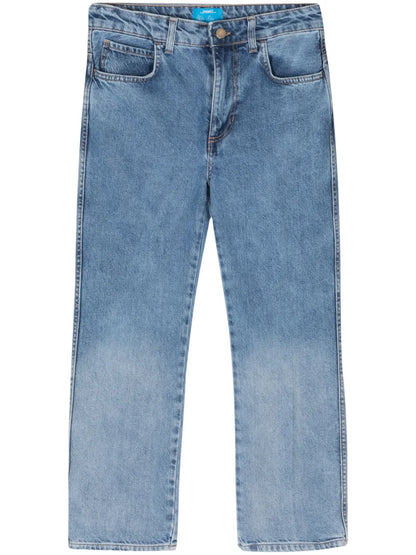 Mid-Rise Cropped Jeans