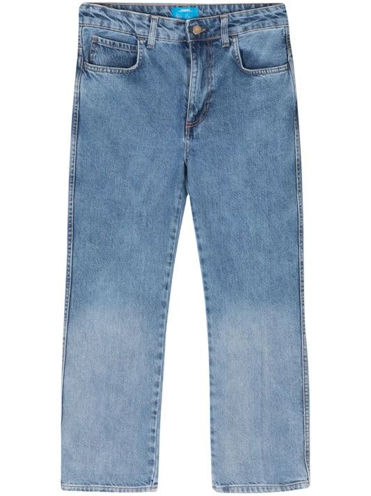 Mid-Rise Cropped Jeans