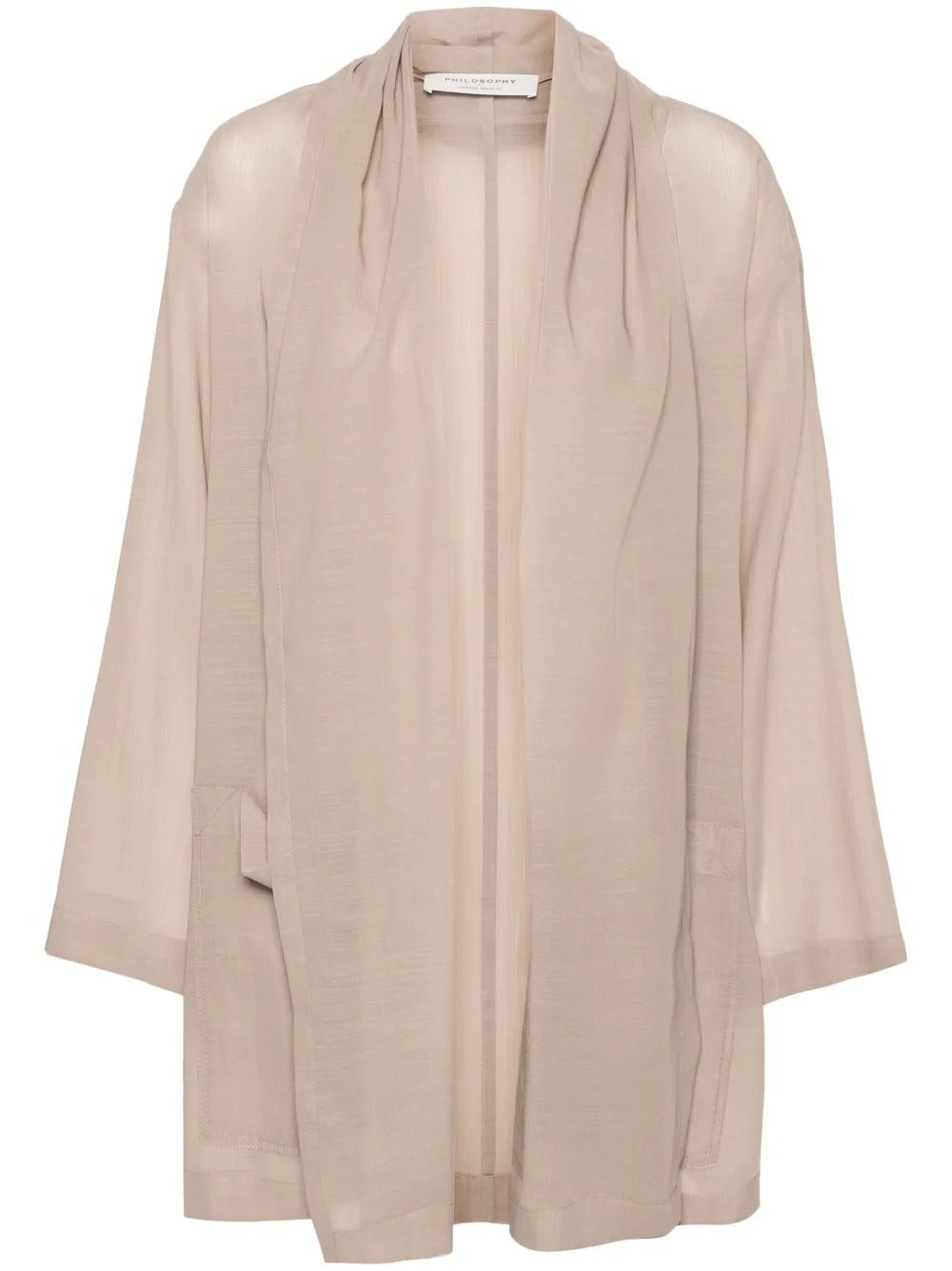 Open-Front Fluid Coat