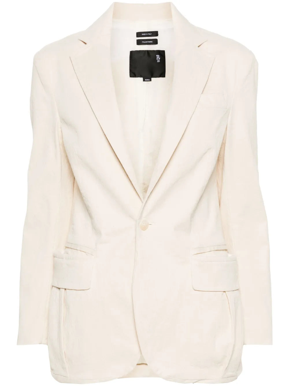 Shrunken Single-Breasted Blazer