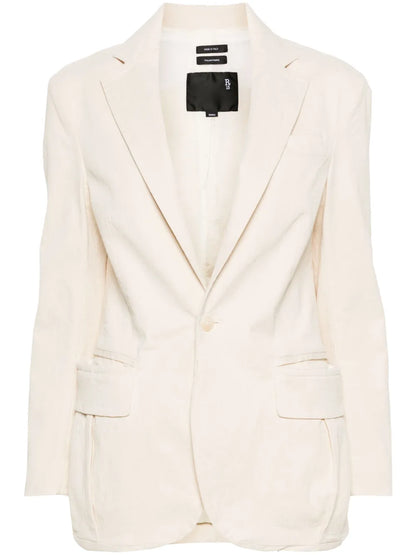 Shrunken Single-Breasted Blazer