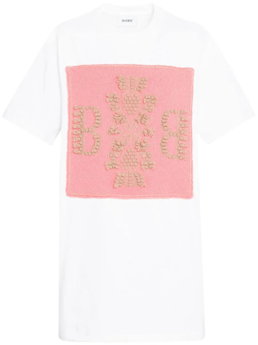 Logo-Patch Cotton T-Shirt Dress