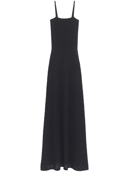 Knitted Cashmere Lace Dress