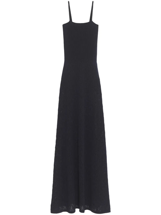 Knitted Cashmere Lace Dress