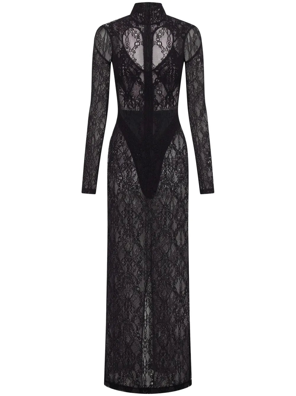 Cut-Out Lace Maxi Dress