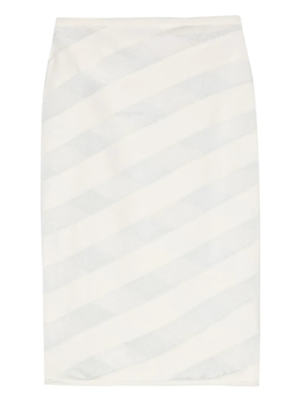 Zebara Semi-Sheer Panel Skirt