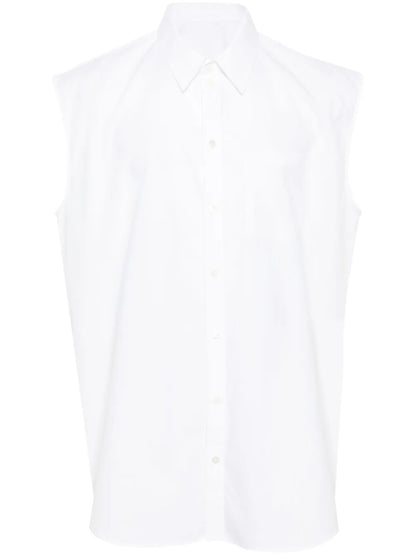 Logo-Embroidered Poplin Shirt