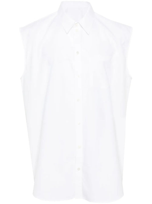 Logo-Embroidered Poplin Shirt
