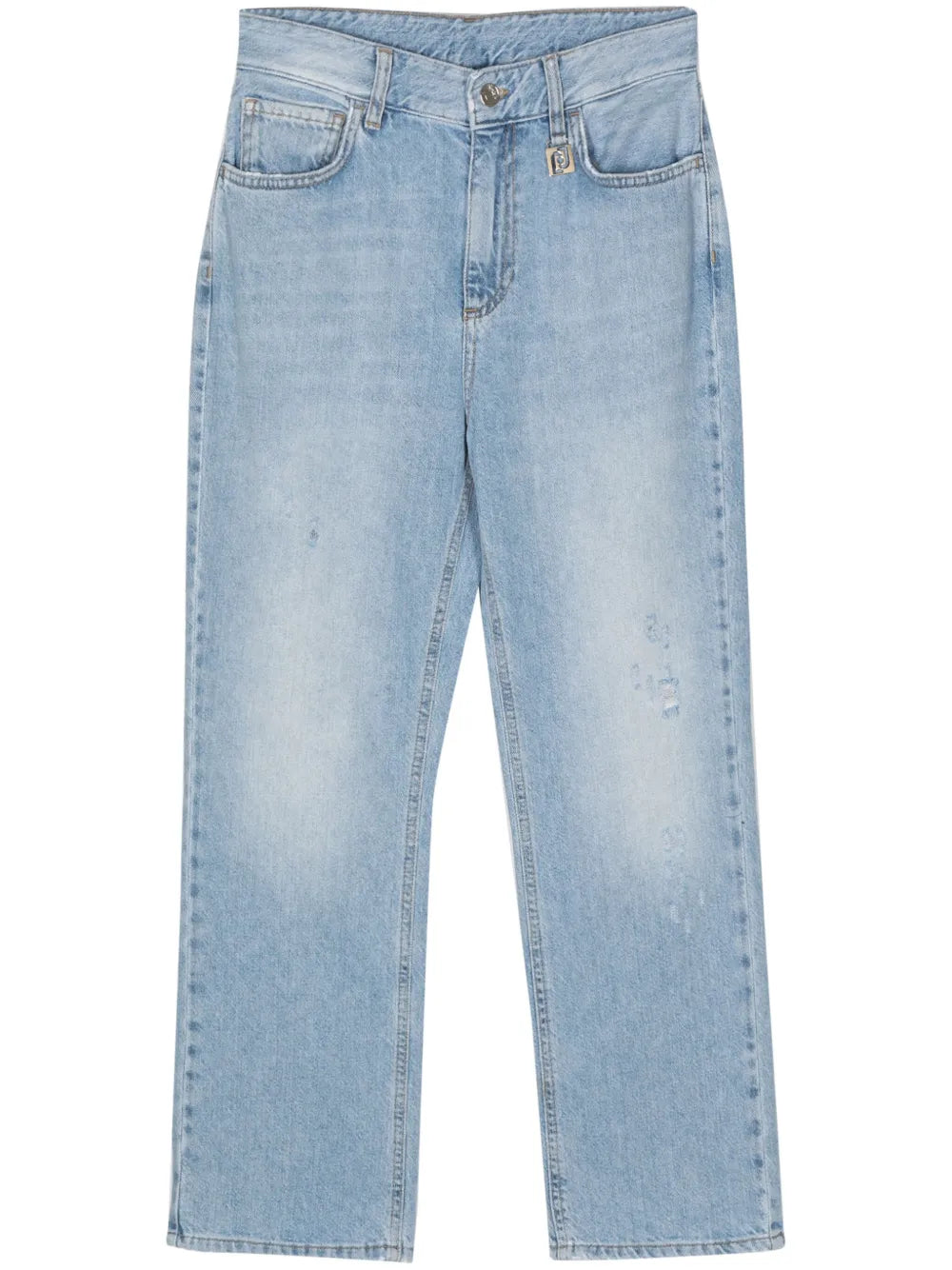 Distressed Cropped Jeans