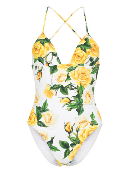 Floral-Print Swimsuit