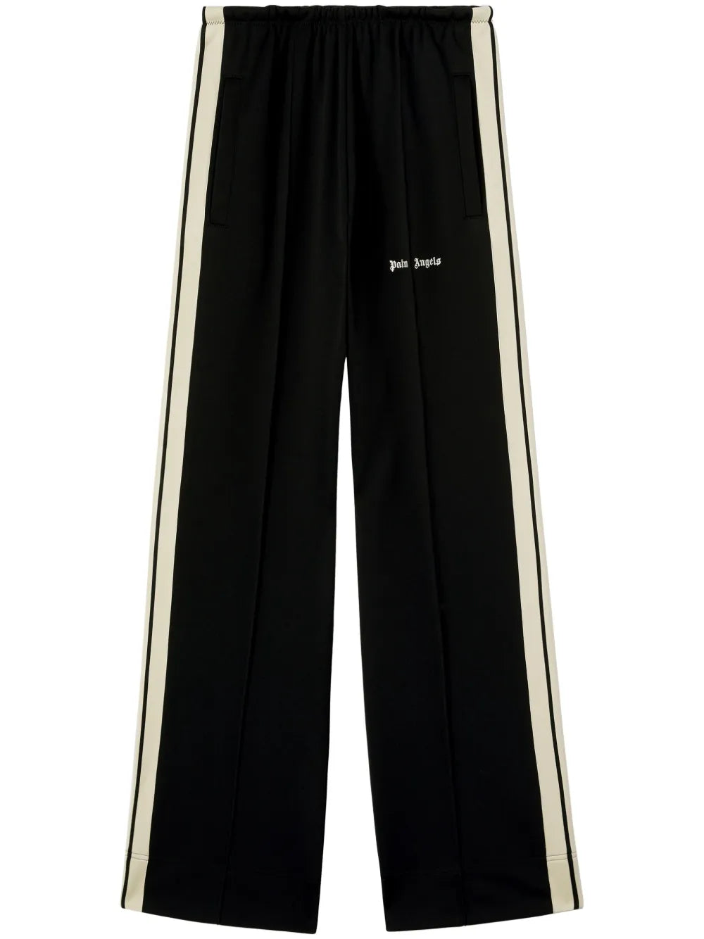 Logo-Embroidered Wide-Leg Track Pants