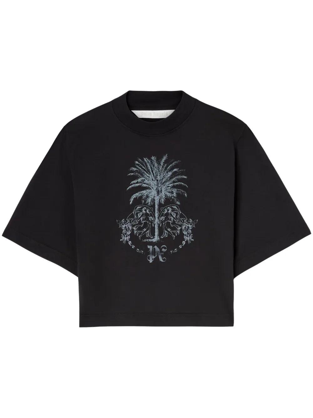 Palms Pencil Cotton Cropped Top