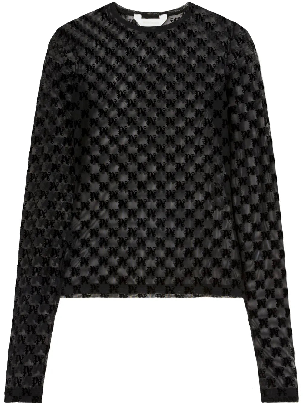 Monogram-Pattern Sheet Top