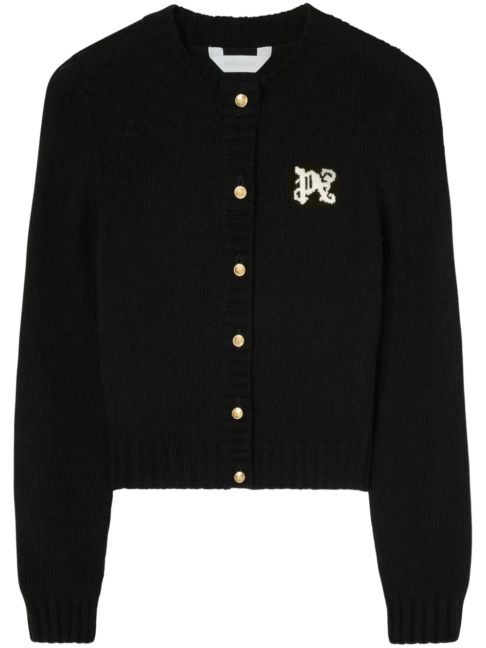 Pa Monogram-Intarsia Cardigan