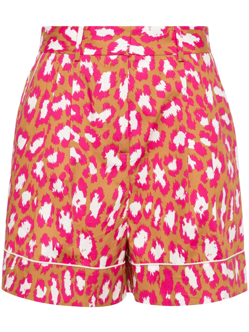 Balbino Leopard-Print Tailored Shorts