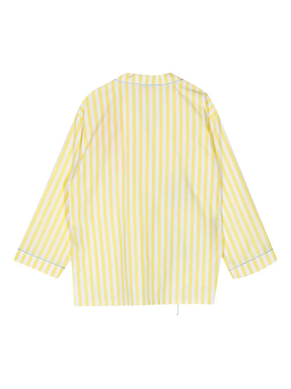 Floral-Embroidered Cotton Shirt
