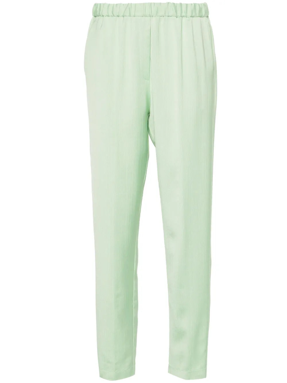 Elasticated High-Waisted Trousers