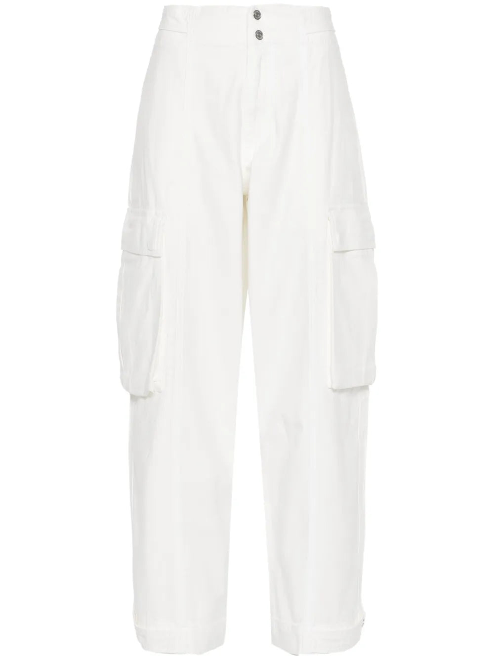 Wide-Leg Cargo Trousers