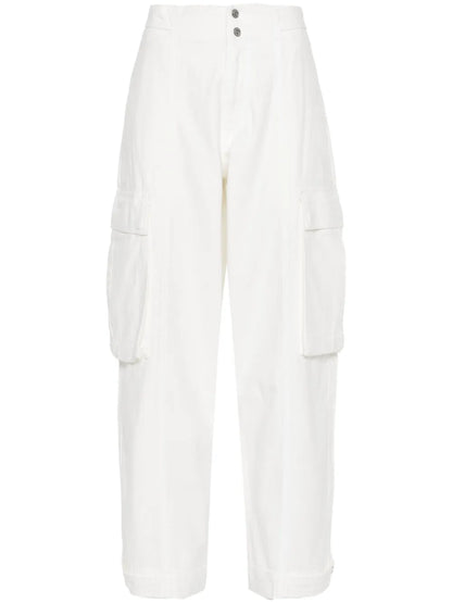 Wide-Leg Cargo Trousers