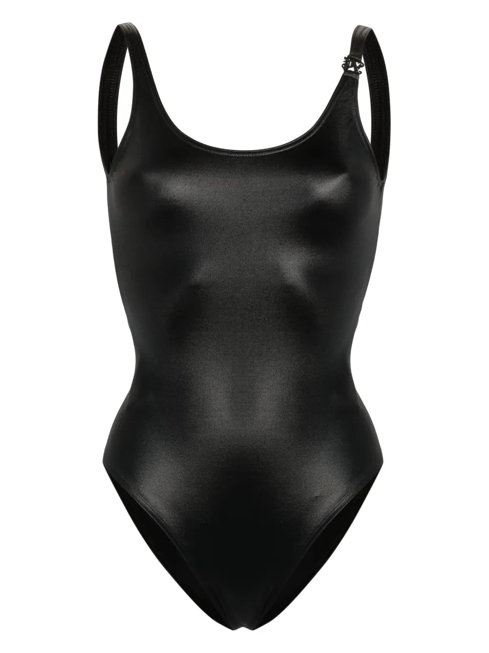 Monogram-Plaque Swimsuit