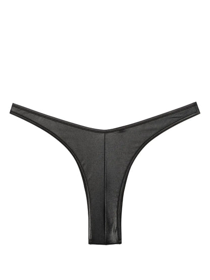 Monogram-Plaque Bikini Bottoms