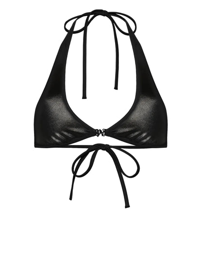Monogram-Plaque Bikini Top