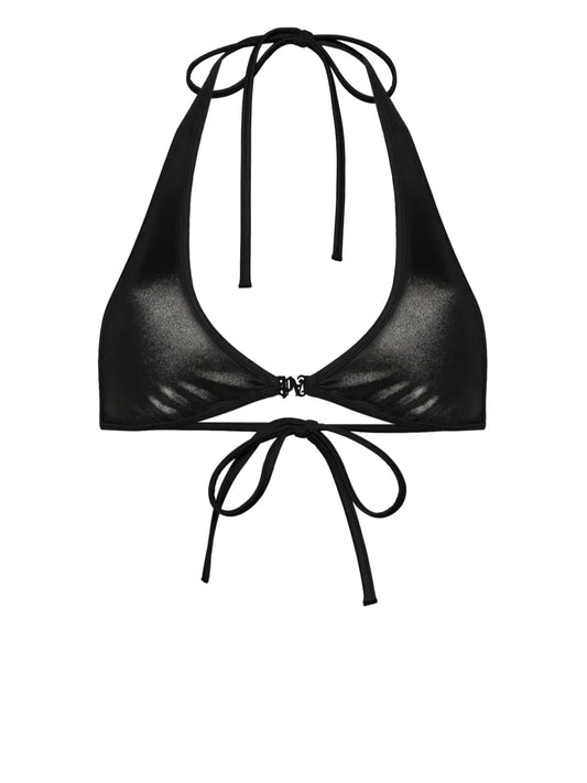 Monogram-Plaque Bikini Top