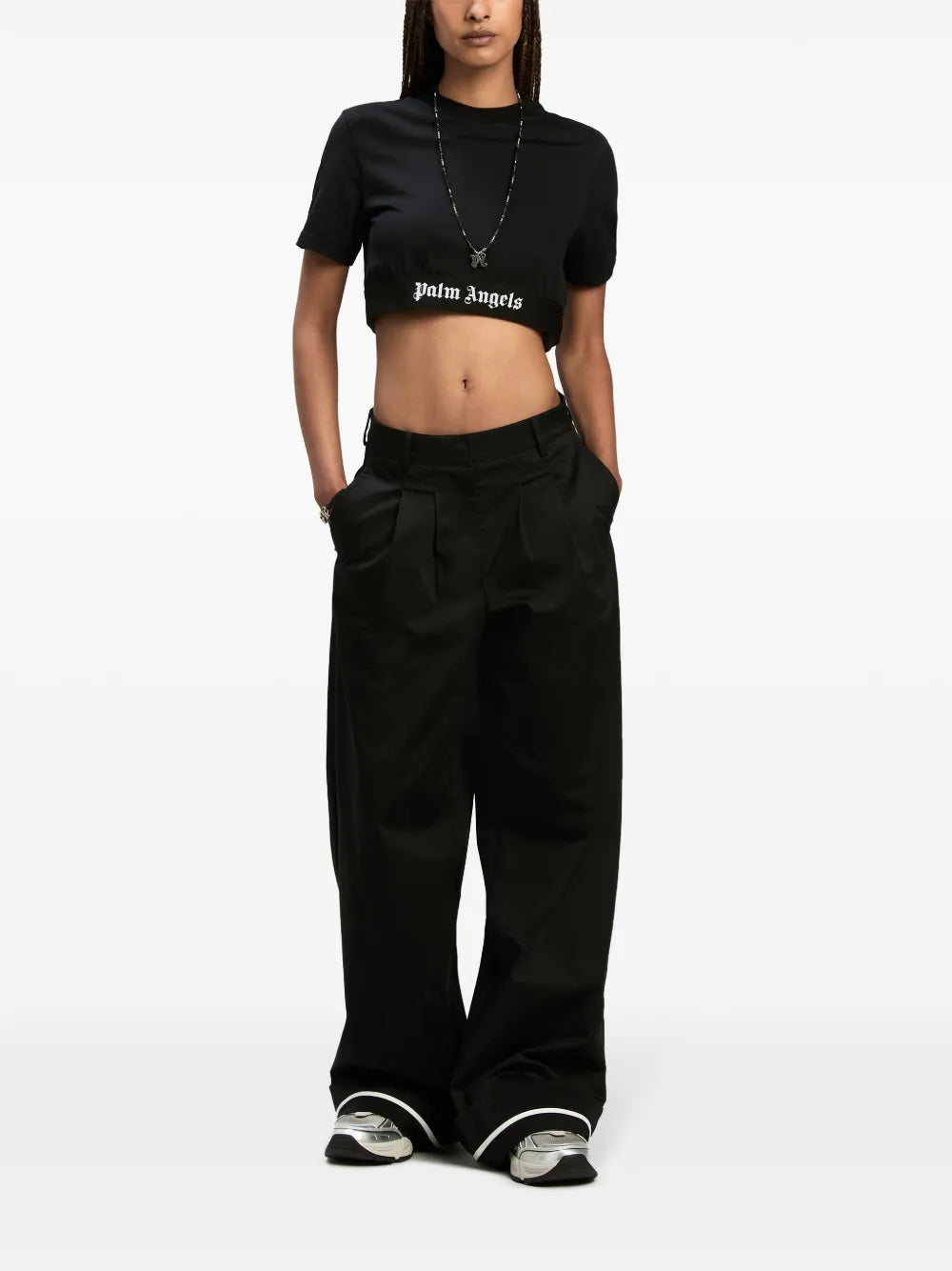 Logo-Underband Cropped T-Shirt