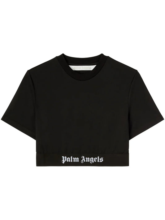 Logo-Underband Cropped T-Shirt