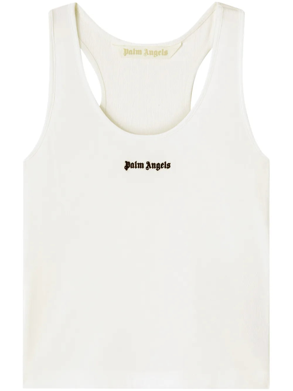 Logo-Embroidered Ribbed Tank Top