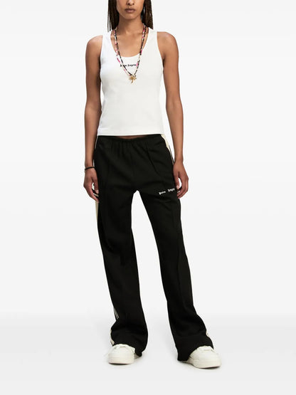 Logo-Embroidered Ribbed Tank Top