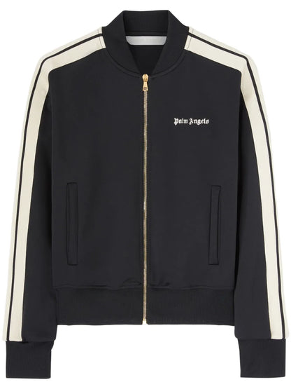 Logo-Print Track Bomber Jacket