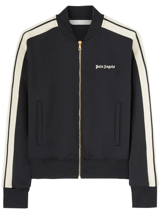 Logo-Print Track Bomber Jacket