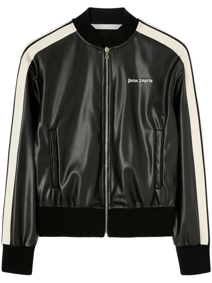 Logo-Embroidered Bomber Jacket