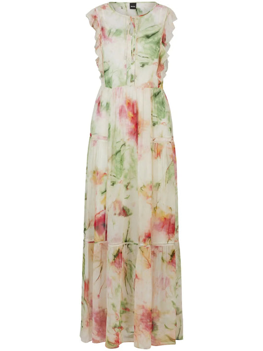 Floral-Print Maxi Dress