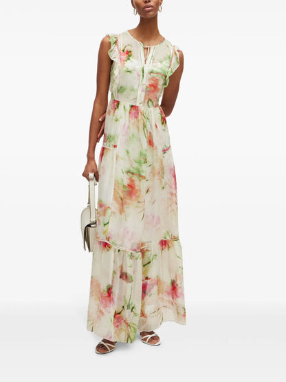 Floral-Print Maxi Dress