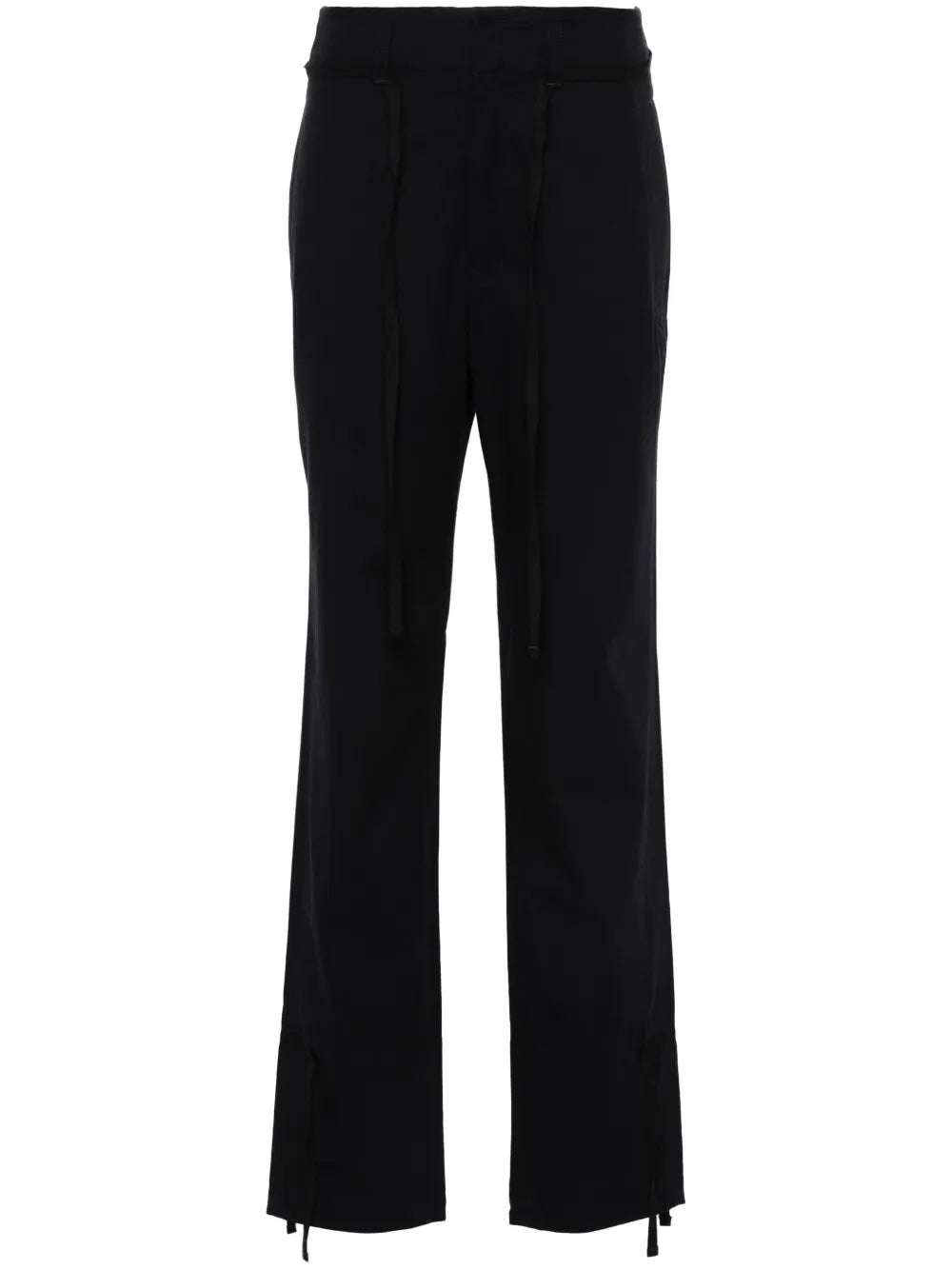 Cotton Straight Trousers