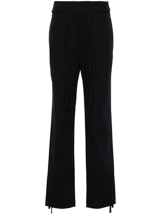 Cotton Straight Trousers