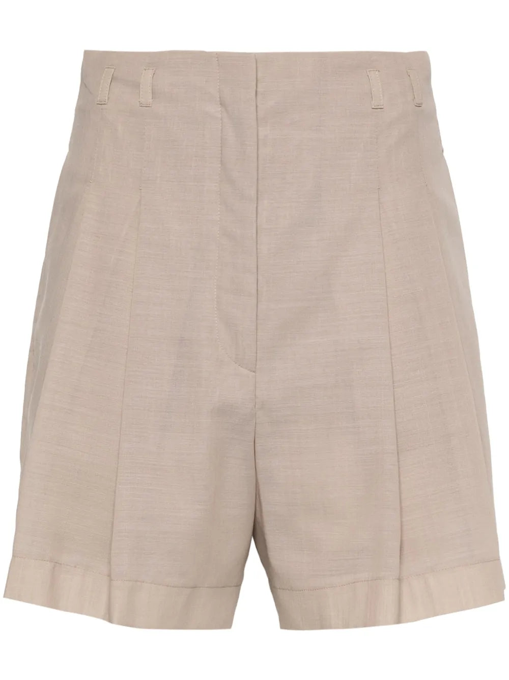 Pleated Tailored Shorts